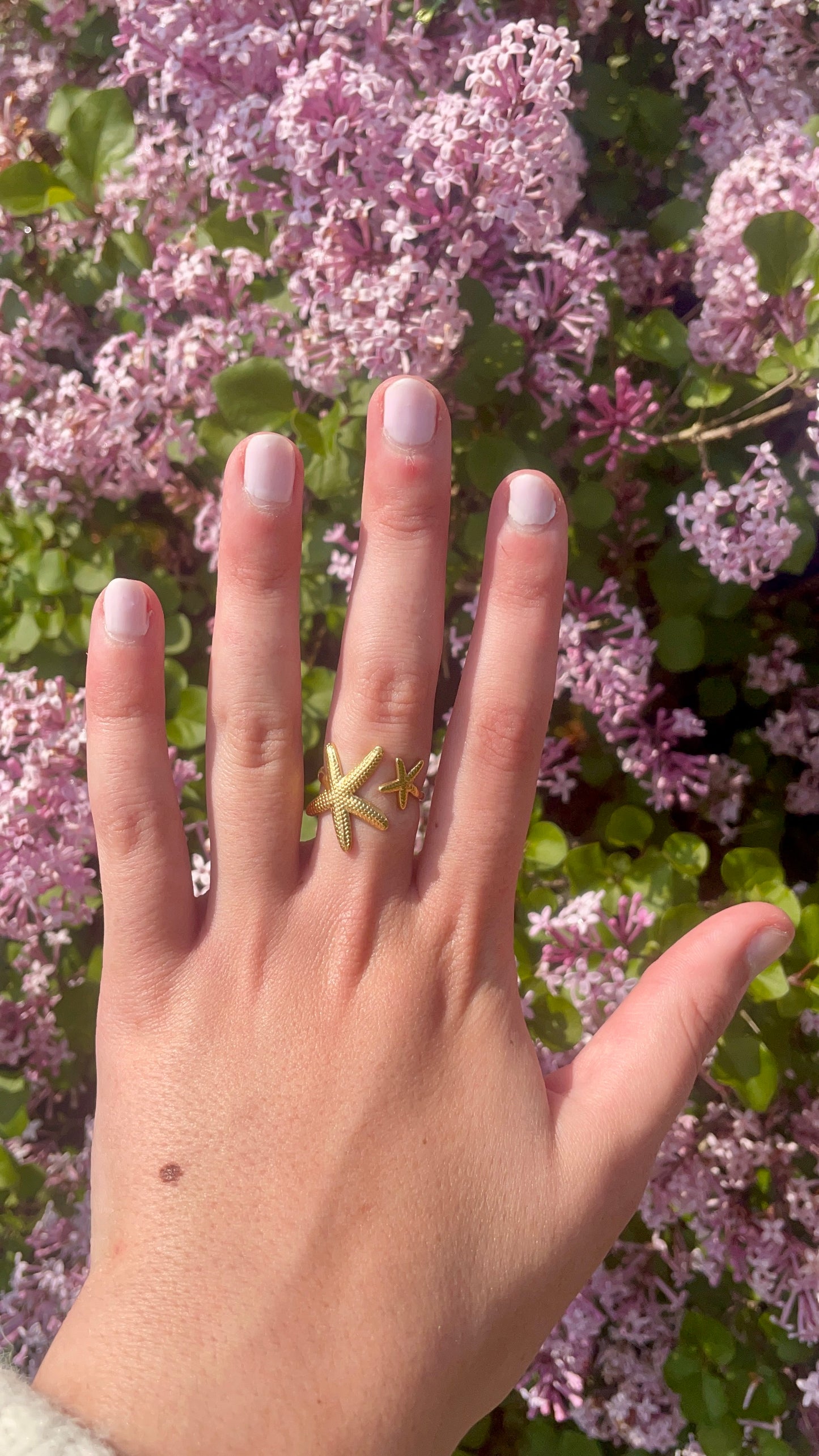 Bague étoile de mer