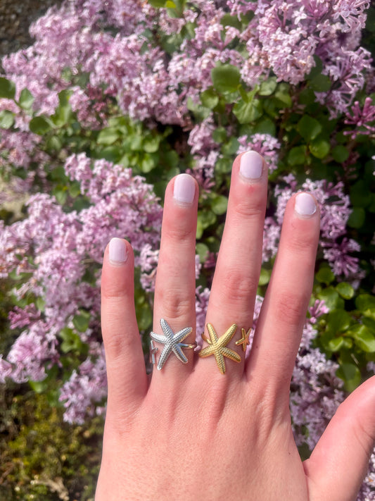 Bague étoile de mer